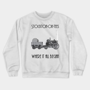 stephensons rocket stockton on tees Crewneck Sweatshirt